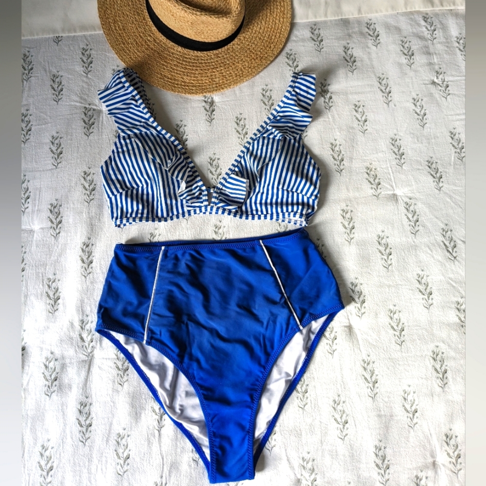 Two Piece High Waisted Swimsuit